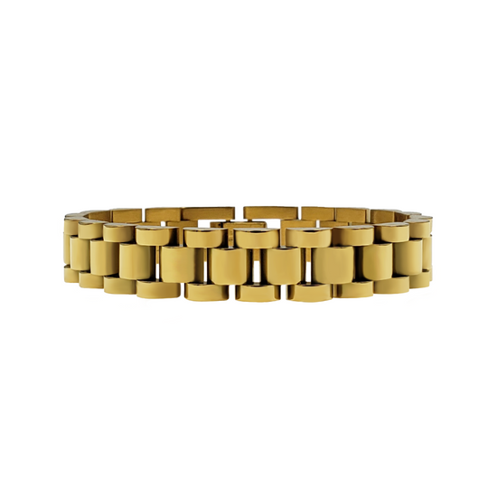 Gold watch chain deals bracelet