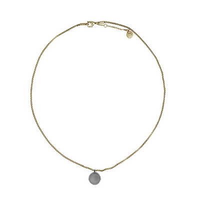 Simple Round Pendant Necklace