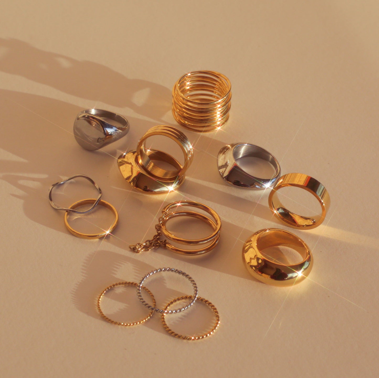 Round Stacking Ring Gold – The Local Honey Collective